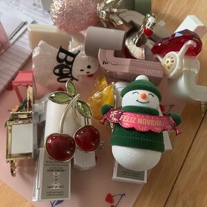 Bath & Body Works Snowman and Cherry Wallflower Plugs
